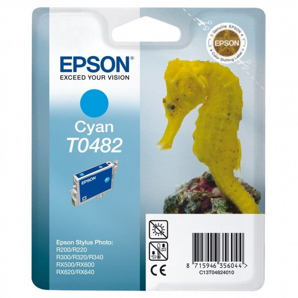 Epson T0482 Original Cyan Ink Cartridge