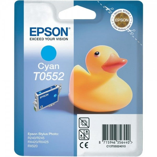 Epson T0552 Original Cyan Ink Cartridge
