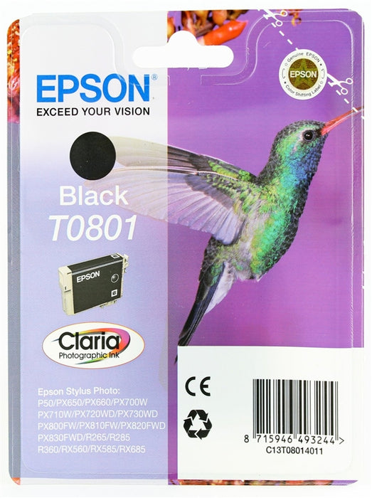 Epson T0801 Original Black Ink Cartridge