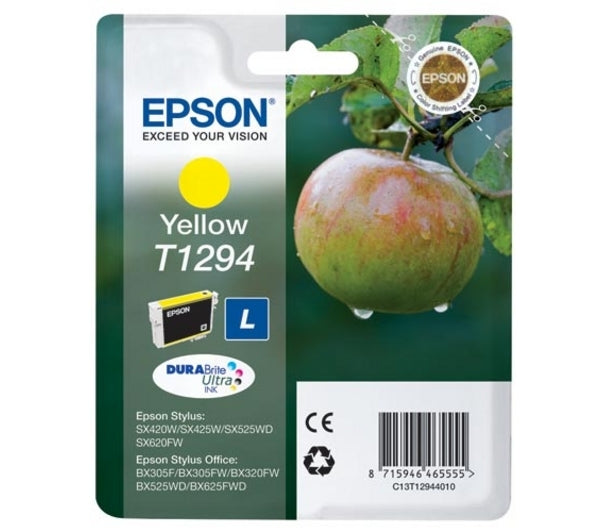 Epson T1294 Original High Yield Yellow Ink Cartridge