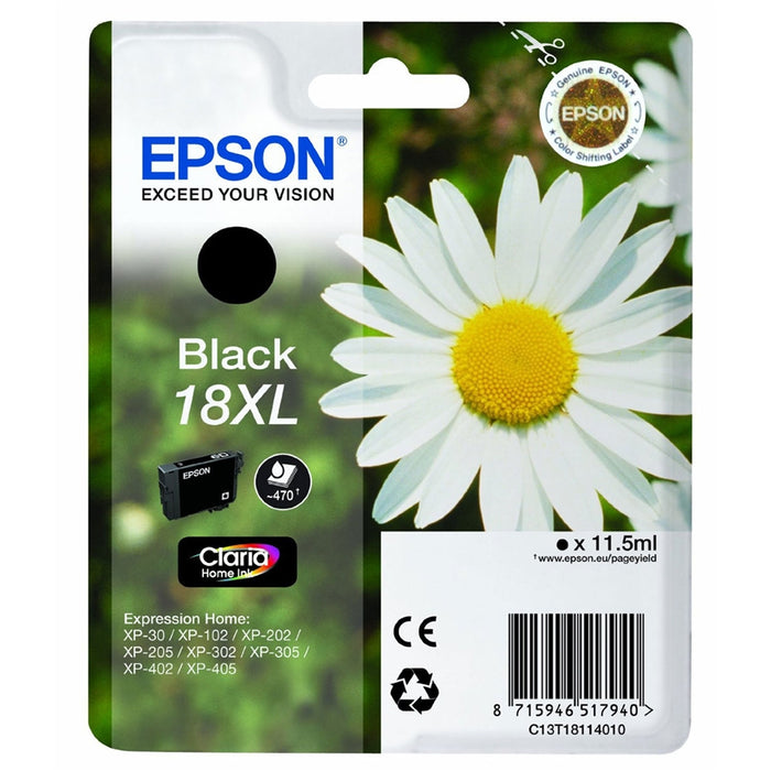 Epson T1811 High Yield Black Ink Cartridge