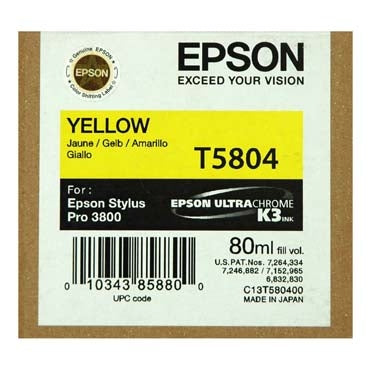 Epson T5804 Yellow Ink