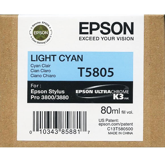 Epson T5805 Light Cyan Ink