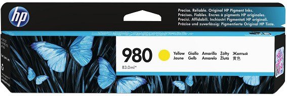 HP 980 Yellow D8J09A Original Ink Cartridge