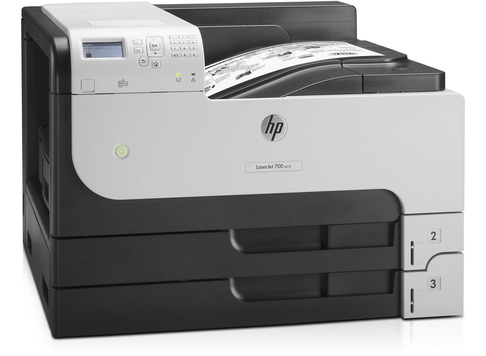 HP Laserjet Enterprise 700 M712DN Duplex Wireless Network A3 Mono Laser Printer