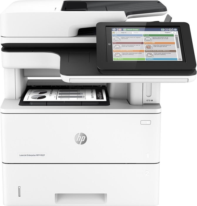HP LaserJet Enterprise M527F MFP Multifunction Duplex Wireless Network 4 in 1 with Print,Copy,Fax and Scan A4 Mono Printer