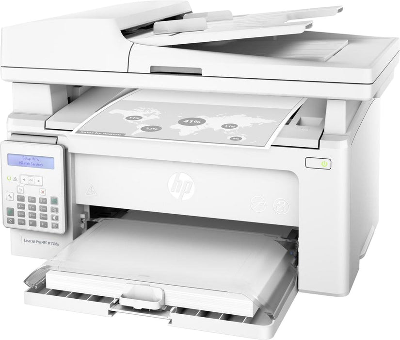 HP LaserJet Pro M130FN MFP Multifunction Network 4 in 1 with Print,Copy,Fax and Scan A4 Mono Printer