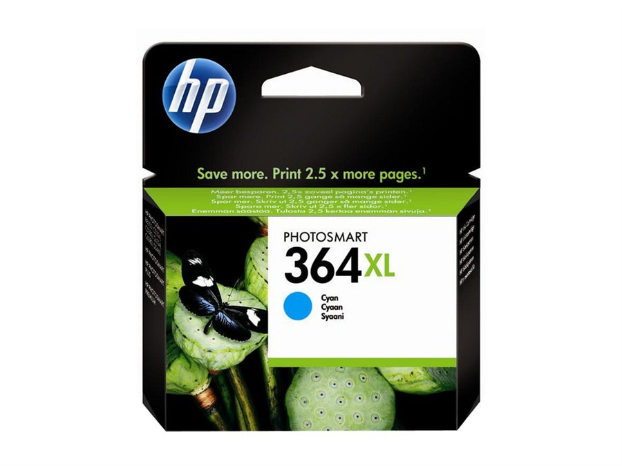 HP 364XL Cyan Ink Cartridge CB323EE