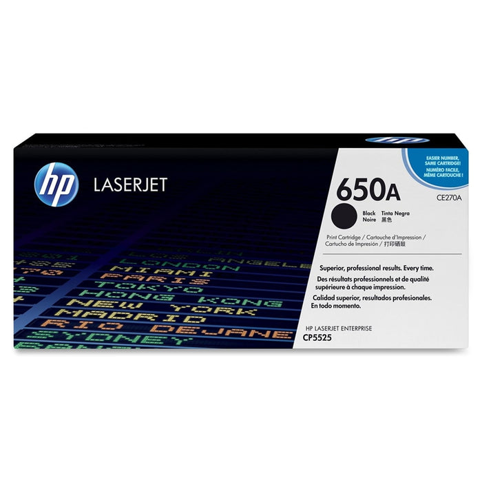 HP CE270A (650A) Black Toner