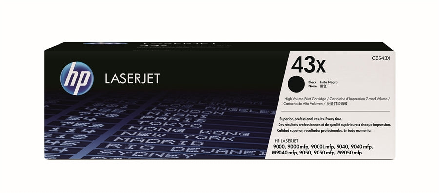 HP C8543X (43X) High Yield Black Toner