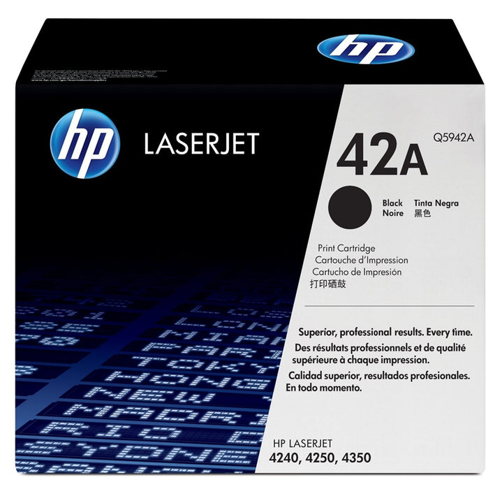 HP 42A (Q5942A) Original Black Toner Cartridge