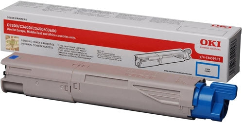 OKI 43459331 High Capacity Cyan Toner Cartridge