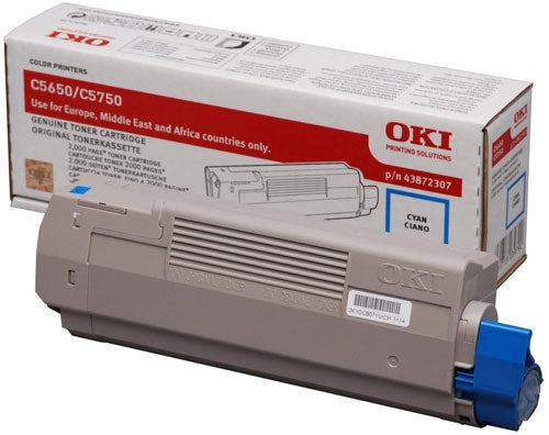 OKI 43872307 Cyan Toner Cartridge