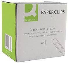 Paperclips Medium 32mm Plain Round