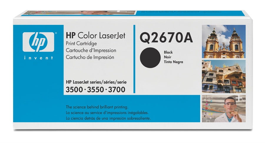 HP 308A Q2670A Original Black Toner Cartridge