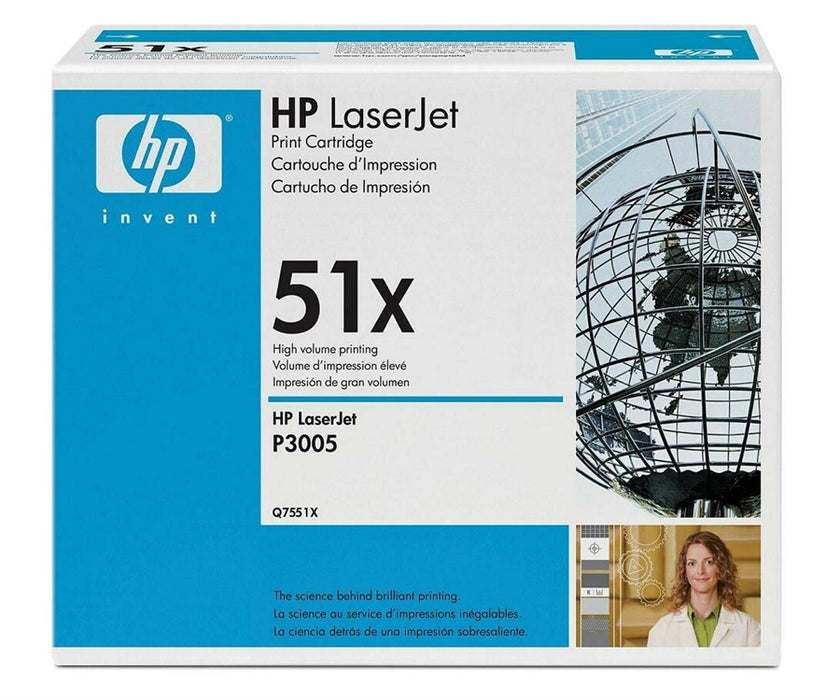 HP Q7551X Original Black Toner