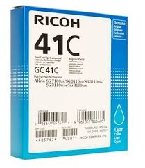 Ricoh GC41C Cyan Gel Cartridge