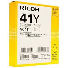 Ricoh GC41Y Yellow Gel Cartridge
