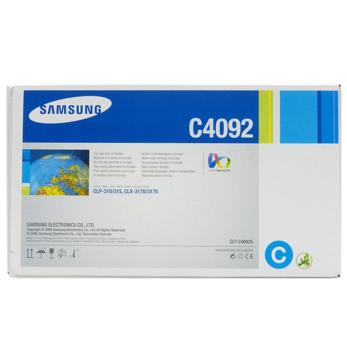 Samsung CLT-C4092S Cyan Toner Cartridge