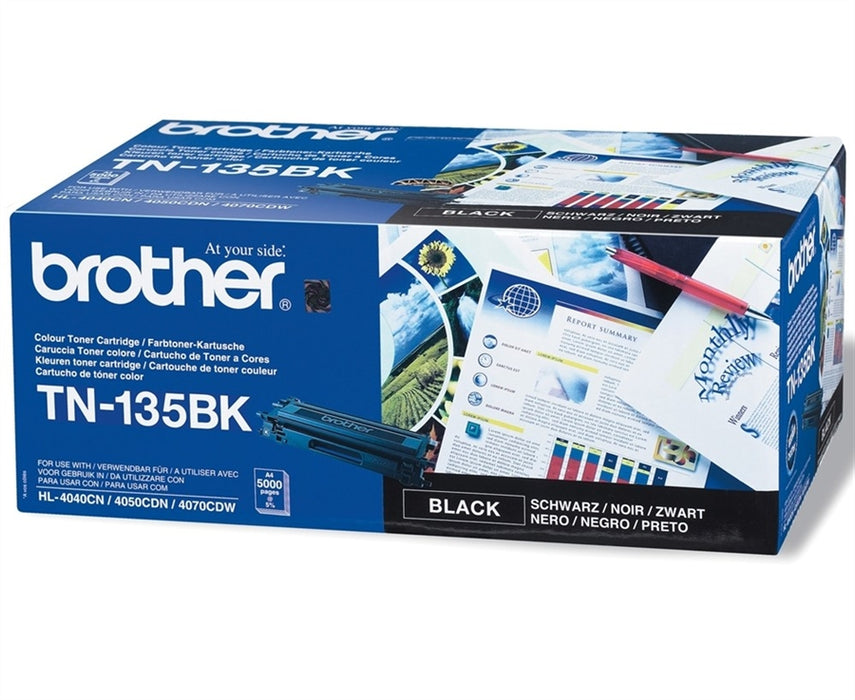 Brother TN135BK High Yield Black Toner (Original)