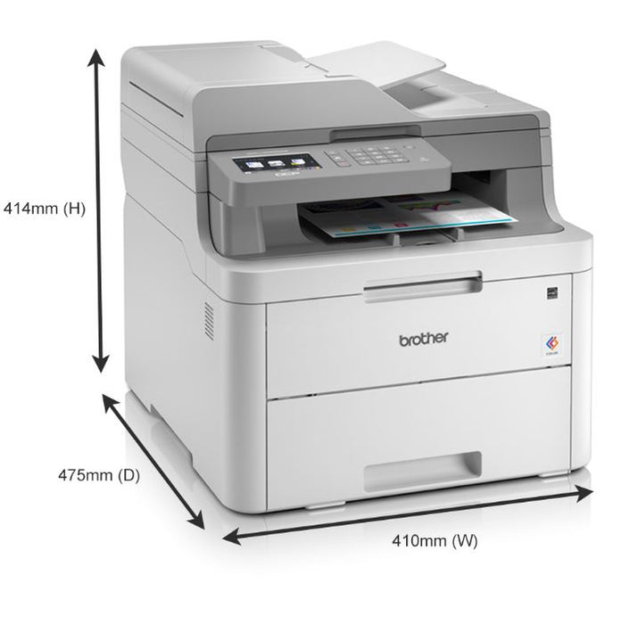 Brother DCP-L3550CDW A4 Multifunction Colour Laser Printer Duplex Wireless