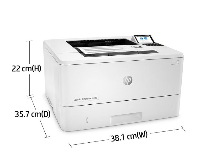 HP LaserJet Enterprise M406dn A4 Mono Laser Printer